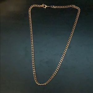 Gold chain necklace